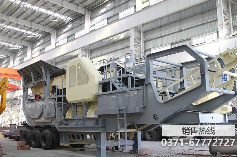 二手移動(dòng)破碎篩沙一體機(jī)