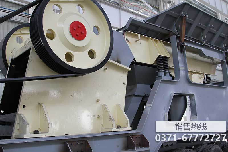移動破碎洗沙機械