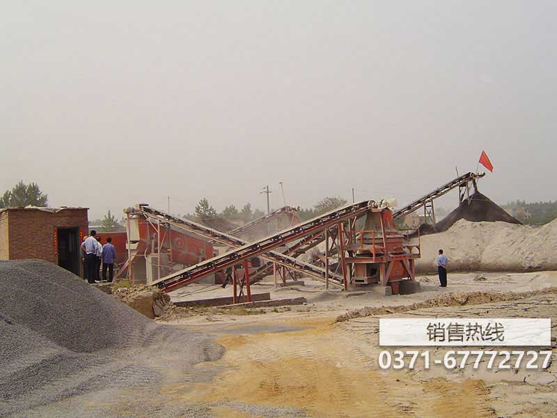 機(jī)制砂生產(chǎn)線工藝圖